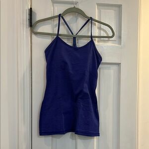 Lululemon Athletica Blue Fitted Sleeveless Camisole